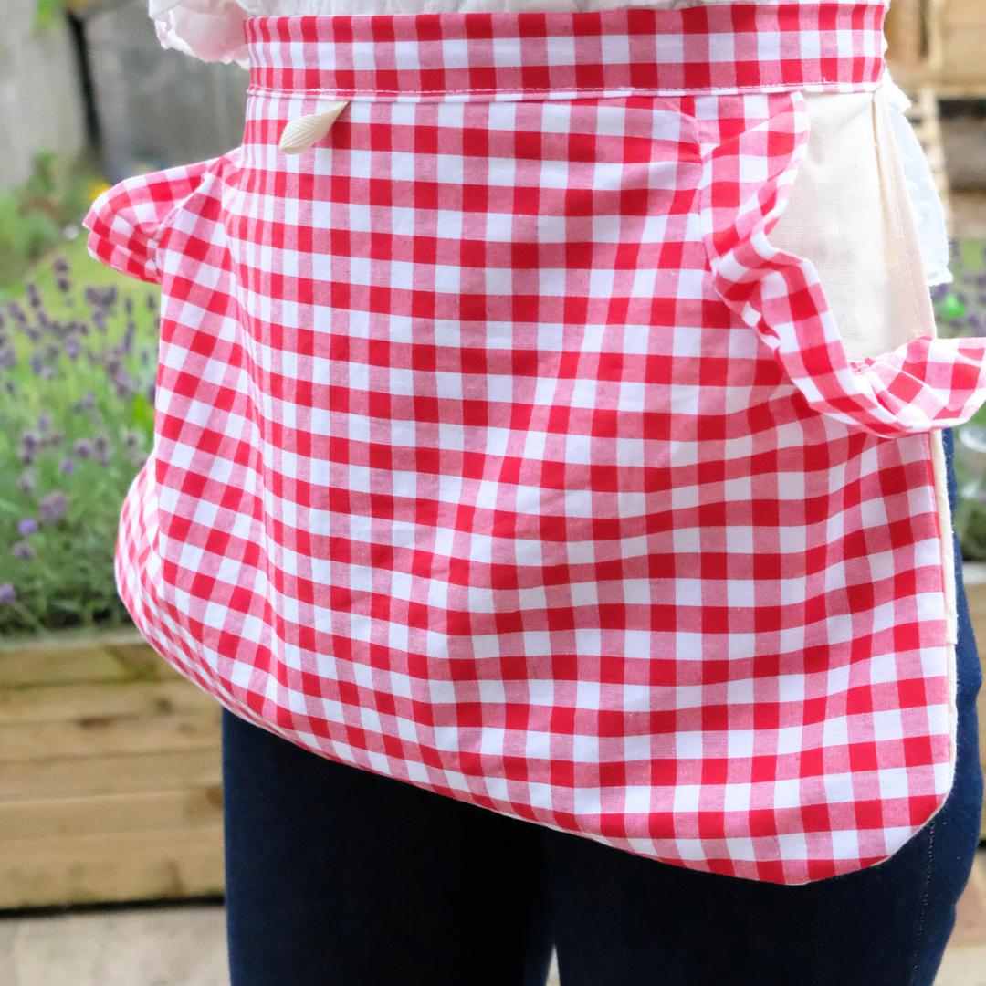 Handmade Peg Apron, Handmade Garden Apron, Handmade, 100% Cotton, 1950's Style, Toil De Joy