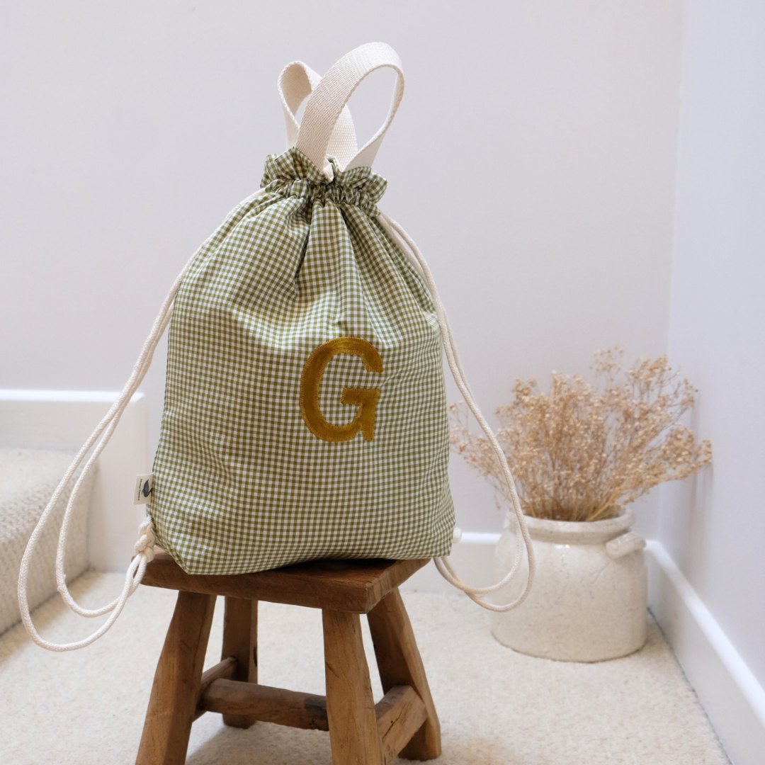 Handmade Personalised Kids’ Bag | Oeko-Tex Certified, 100% Cotton, Perfect for School, Sports & Beach