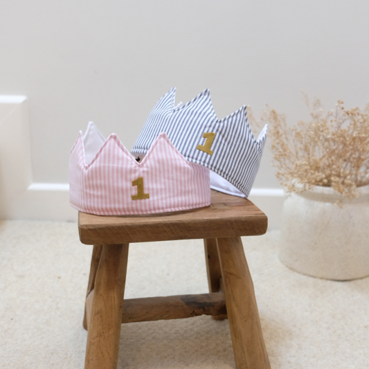 birthday crown, crown, handmade, kids accessories, hair accessories, birthday party, baby birthday, 1st birthday party, kids birthday, toddler birthday, celebration crown, birthday baby crown, striped crown, gingham crown