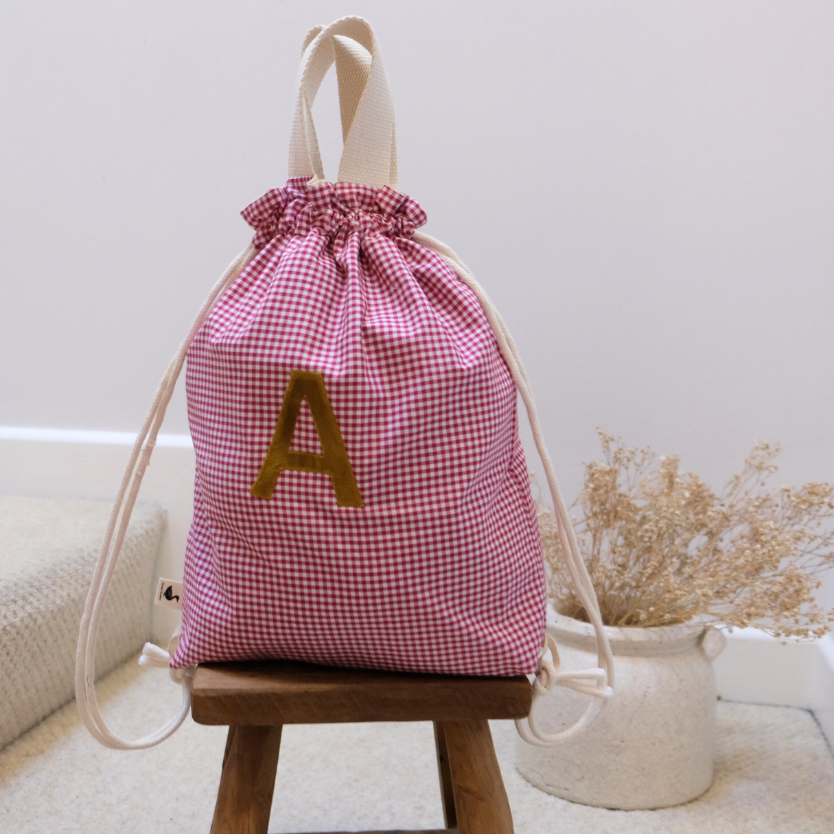 Handmade Personalised Kids’ Bag | Oeko-Tex Certified, 100% Cotton, Perfect for School, Sports & Beach