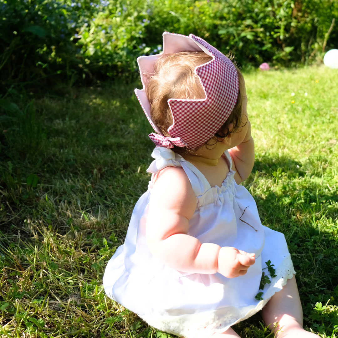 birthday crown, crown, handmade, kids accessories, hair accessories, birthday party, baby birthday, 1st birthday party, kids birthday, toddler birthday, celebration crown, birthday baby crown, striped crown, gingham crown