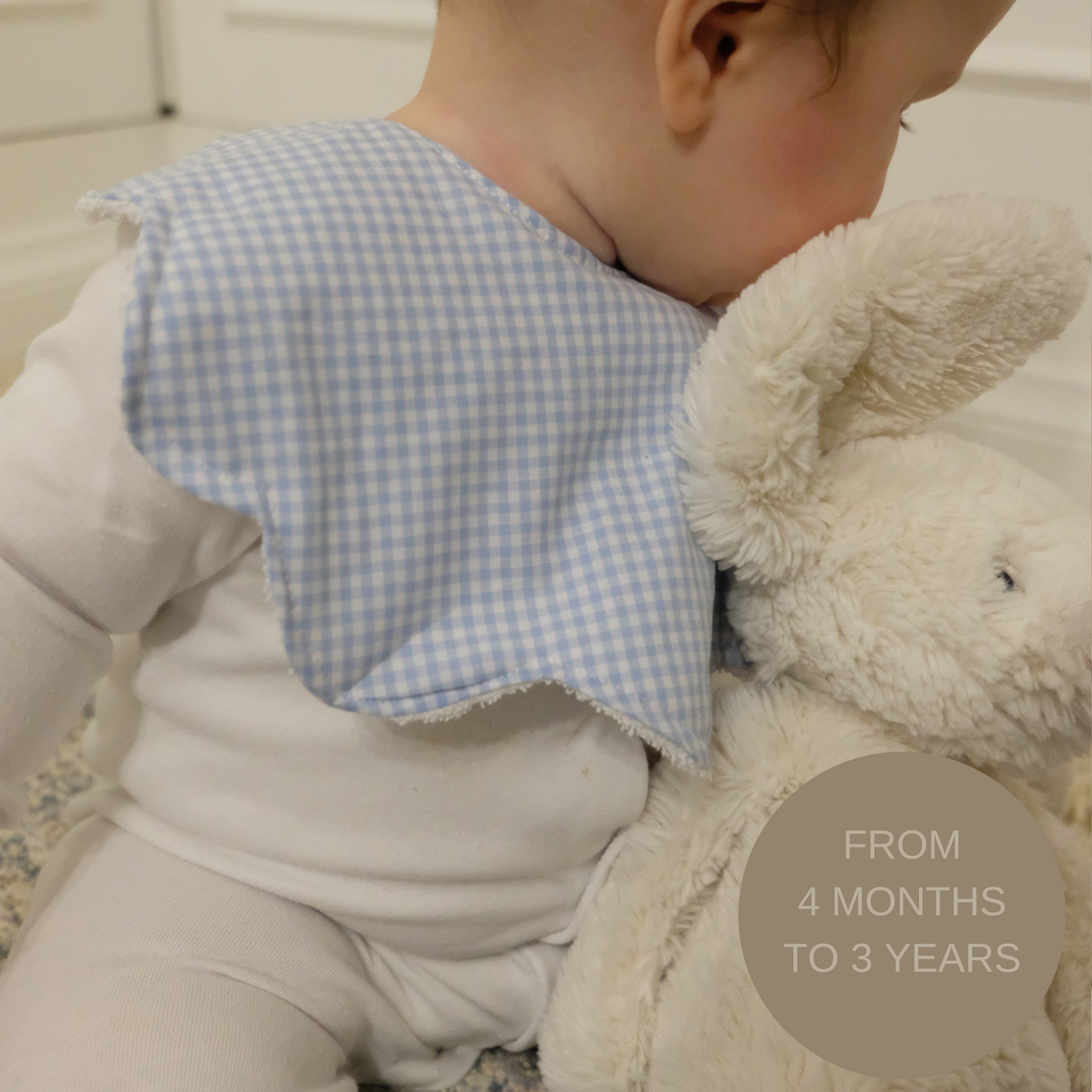 Handmade Baby & Toddler Scalloped Bib Collars | Soft, Eco-Friendly Fabrics, Stylish & Functional