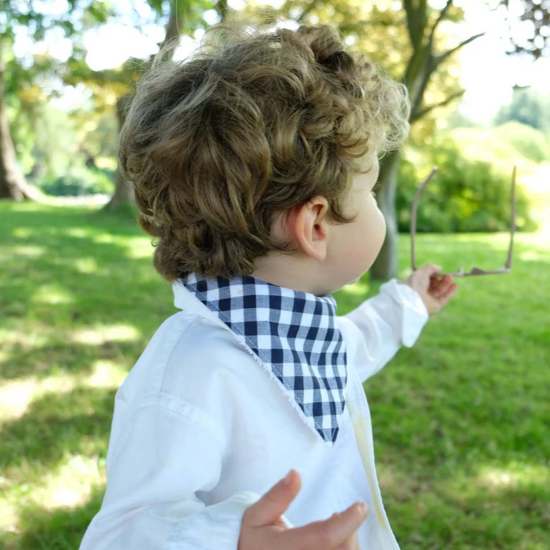 Premium Handmade Baby Bandanas & Dribble Bibs – Absorbent Drool Bibs for Newborns & Toddlers | 100% Cotton, Made in Sussex