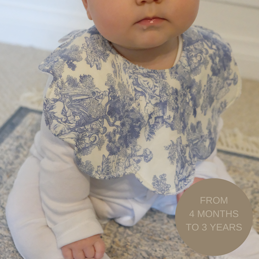 Handmade Baby & Toddler Scalloped Bib Collars | Soft, Eco-Friendly Fabrics, Stylish & Functional