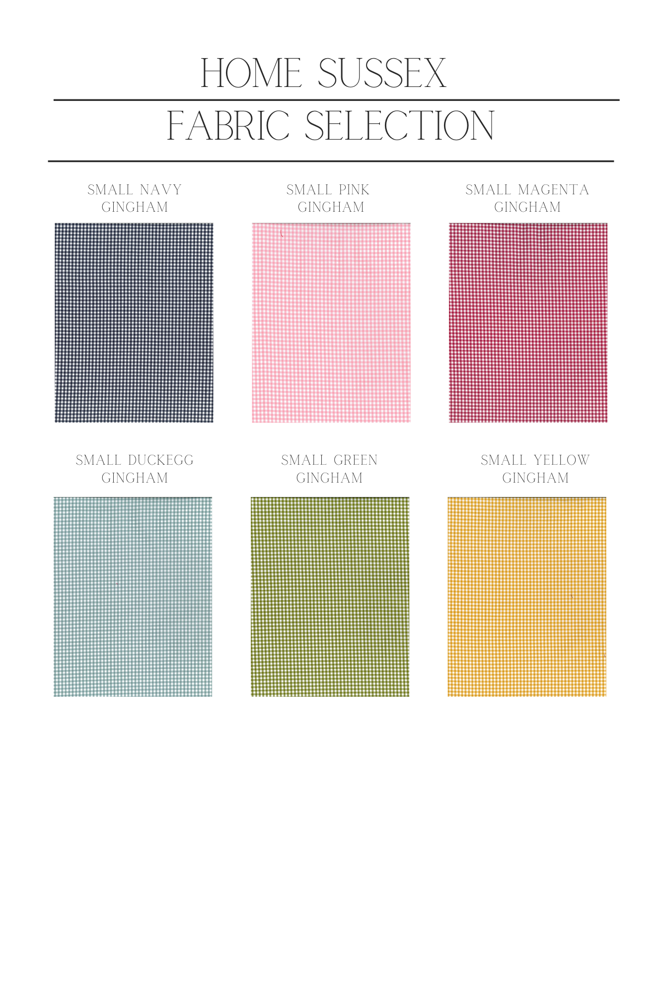 Gingham Hair Scrunchies