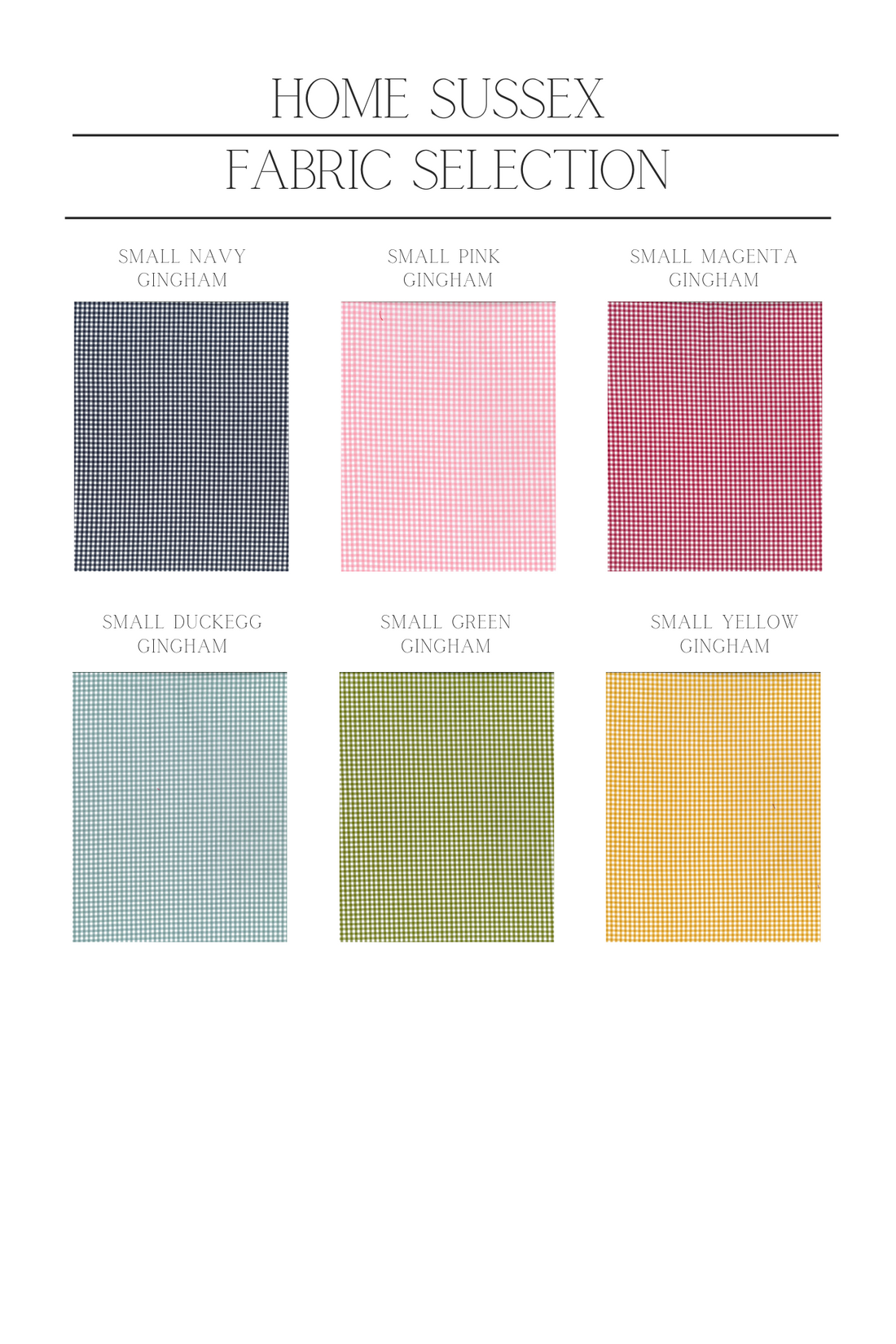 Gingham Hair Scrunchies